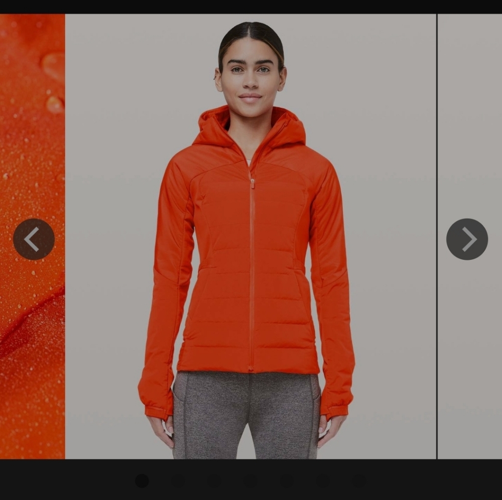 Lululemon Down for it all jacket size 6